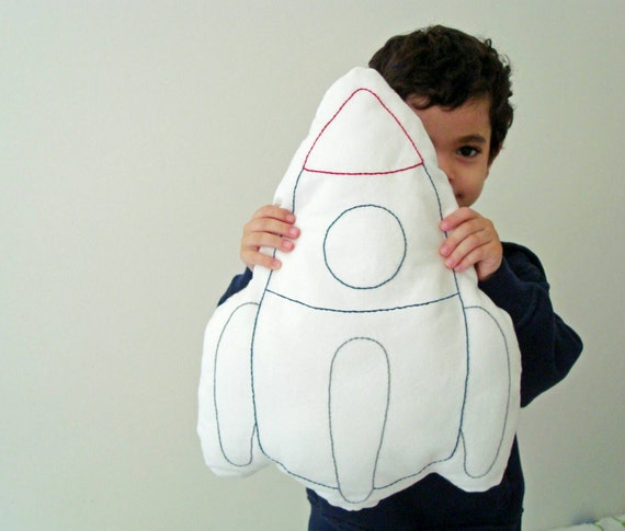 plush rocket ship