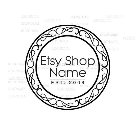 Items similar to Business Logo - Black and White Logo - Shop Logo ...