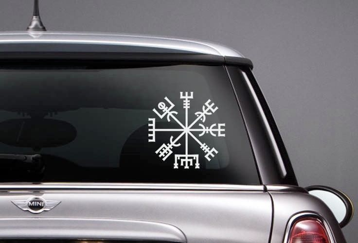 Vegvisir Norse Mythology Viking Vinyl CAR DECAL Pagan Asatru