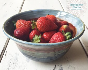 Ceramic Serving Bowl, Pottery Serving Bowl, Ceramic Fruit Bowl, Ceramic Bowl