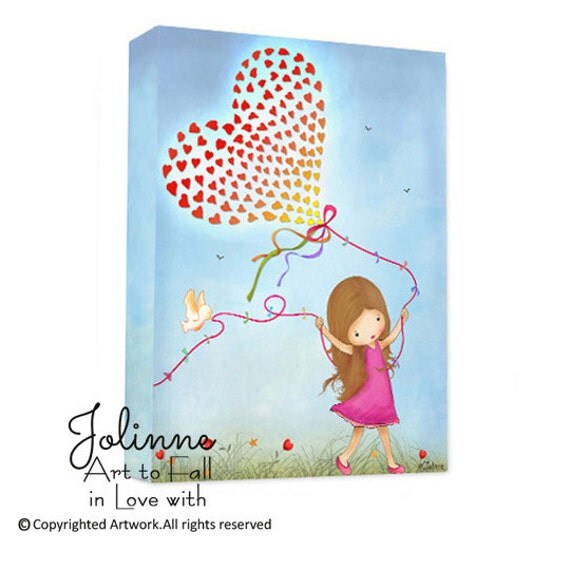 Girls canvas wall art art prints on canvas canvas by jolinne