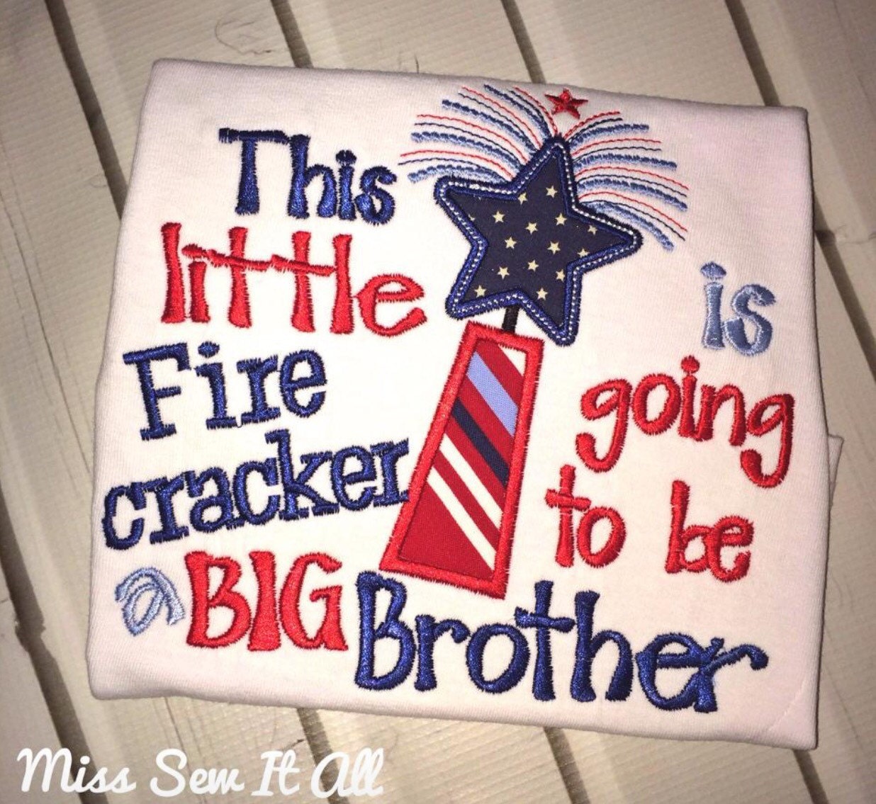 big brother 4th of july shirt