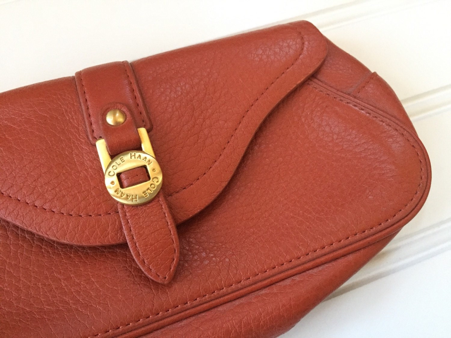 Cole Haan Wristlet Vintage Leather Wristlets Womens Purse