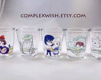 studio ghibli shot glass - 1.5oz