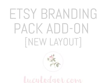 Etsy Banner design add-on for any logo purchased. Etsy custom branding pack. Etsy shopfront design.