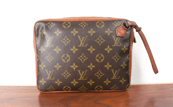 Vintage Louis Vuitton Wristlet Clutch Bag Small Purse