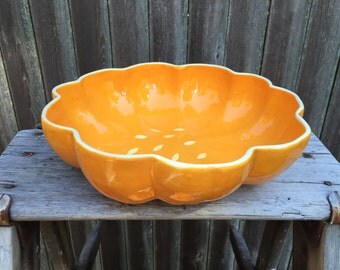 Pumpkin Serving Platter Plate