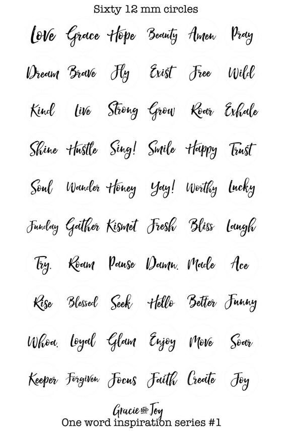 Single Inspiring Words - motivational quotes