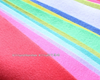w510_95 - Wool Felt Sheets - scrap bundle - (30cm x 30cm) X 10 pieces