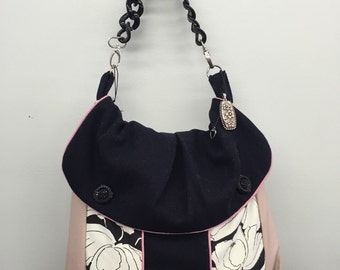 Lake Fire and Turquoise Shoulder Handbag
