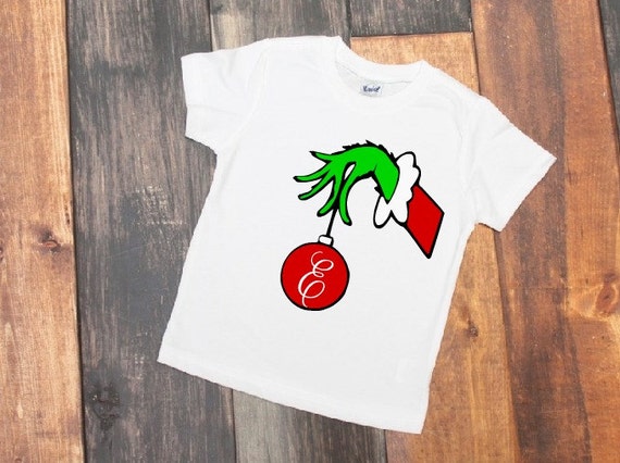 personalized christmas shirt grinch christmas kids