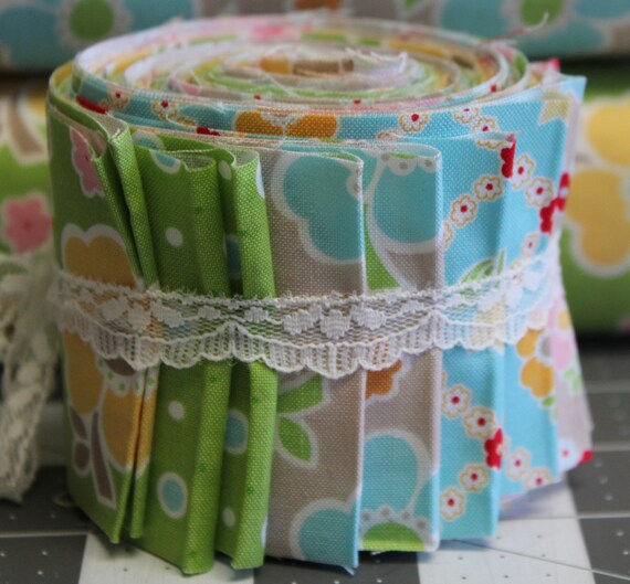 Jelly Roll Fabric Strips/Riley Blake Bake by JacobandChloesLLC