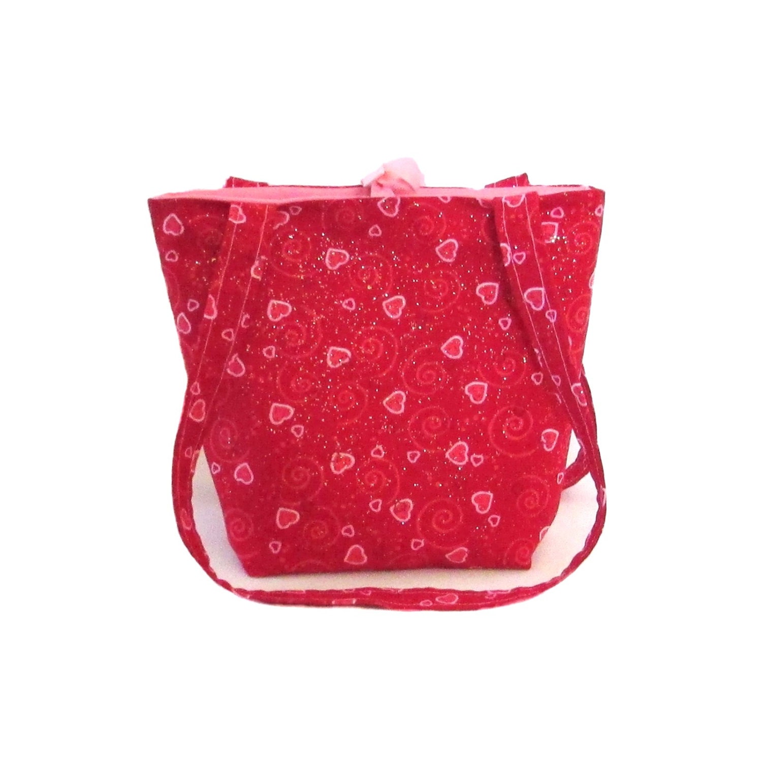 pink heart handbag