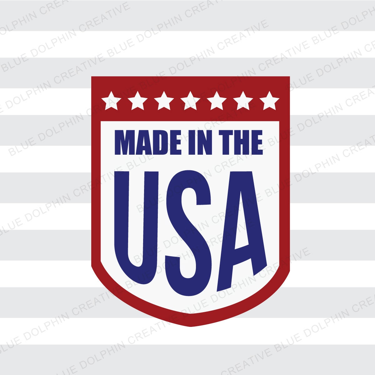 Made in the USA label SVG png pdf / American made / Cricut