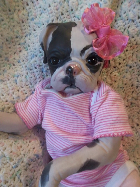 pug reborn doll