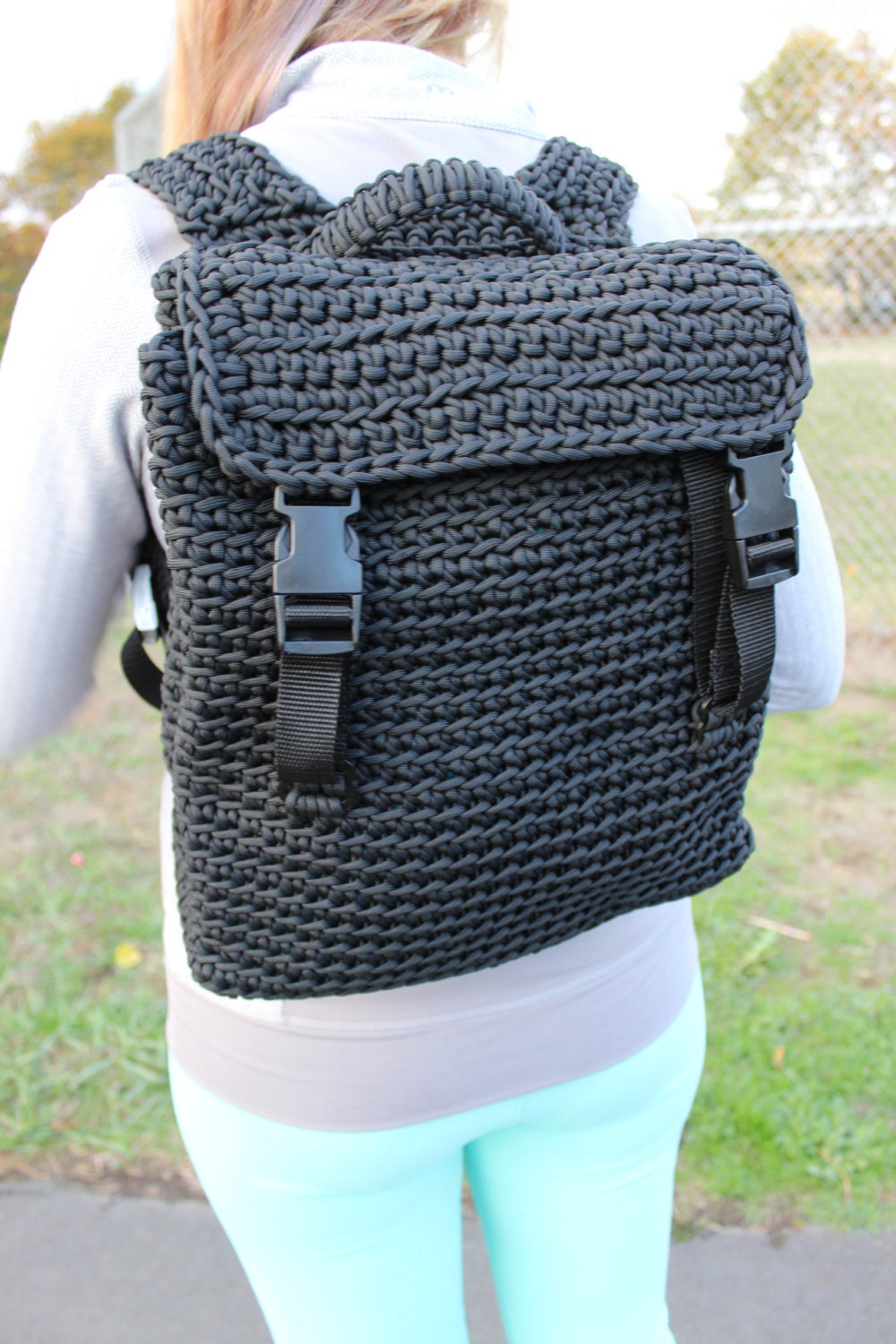 Paracord Backpack 550 Cord Backpack Camping Gear Bike Bag