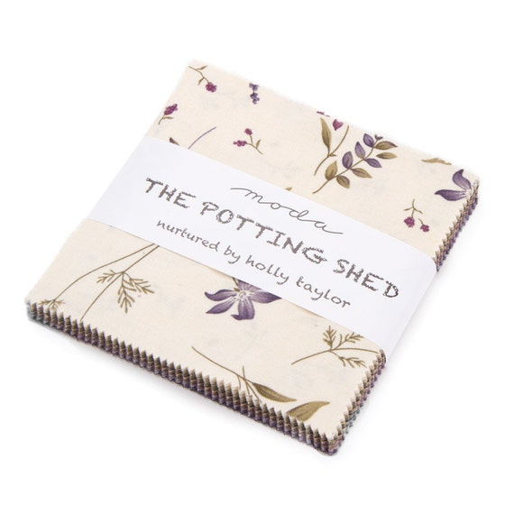 Moda Charm pack THE POTTING SHED from Holly Taylor 42 5" squares 