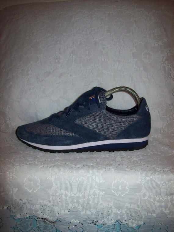 Vintage Ladies Blue & Gray Tennis Athletic Shoes by SusOriginals