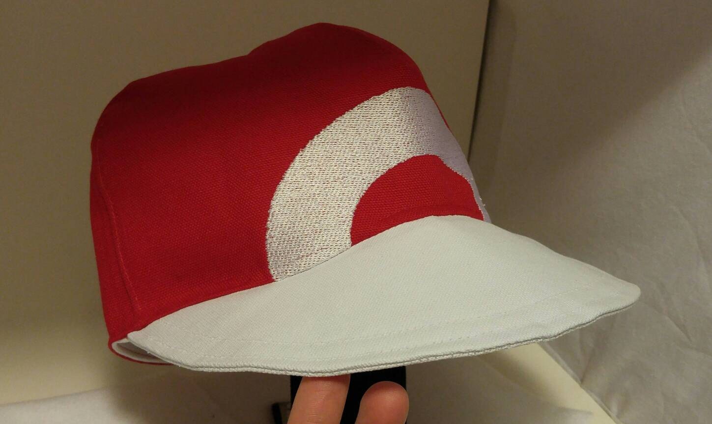 Pokemon Trainer Red hat Fire Red or LeafGreen by BadWolfCosplay