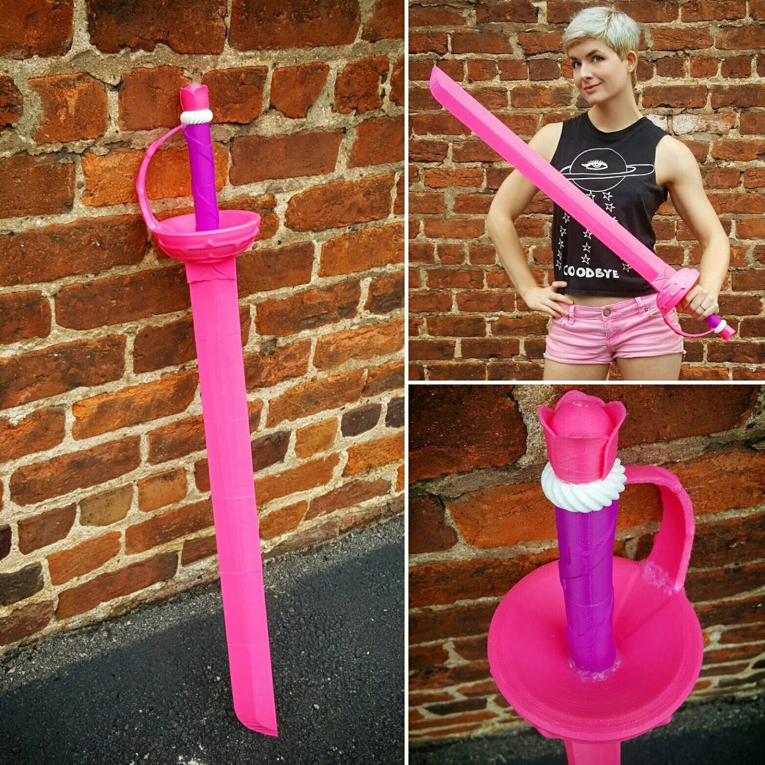 Roses Sword Steven Universe 3D Printed UNPAINTED Cosplay