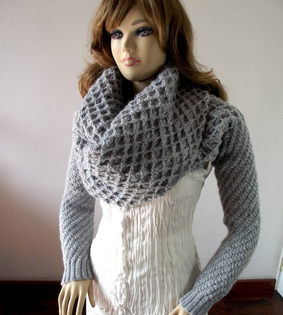 Scarf With Sleeves Knitting Pattern - Knitting Patterns