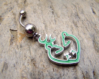 Browning Bellybutton Browning Jewelry Body Jewelry Redneck Belly Ring Belly Button Ring Navel Ring