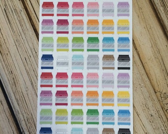 40-50% OFF SALE - Oven Planner Stickers, Stove Stickers, Cooking Planner Stickers, Baking Stickers, Meal Stickers, set of 48