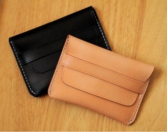 100% Hand-stitched Vegetable Tanned Leather Card Case