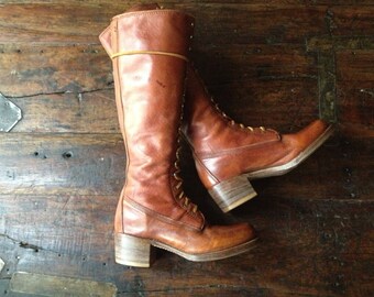 frye boots black and brown