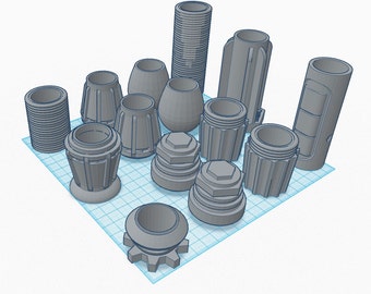 Rey Staff 3D Printing Files for Costume Cosplay Prop Weapon