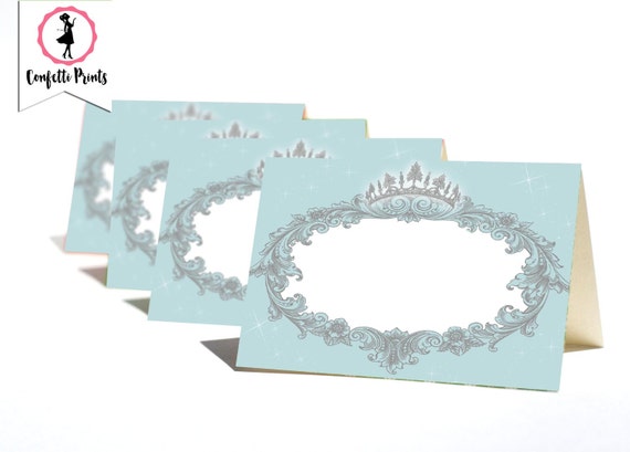 CINDERELLA Place Cards | Editable | Printable Place Cards | Instant Download | Food Tents | Food Cards | Food Labels | Buffet Cards Il_570xn