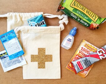 Bachelorette hangover kit-oh shit kit-Hangover relief-Wedding Favors-bridesmaid survival kit-bridesmaid gift-bachelorette favor-hangover bag