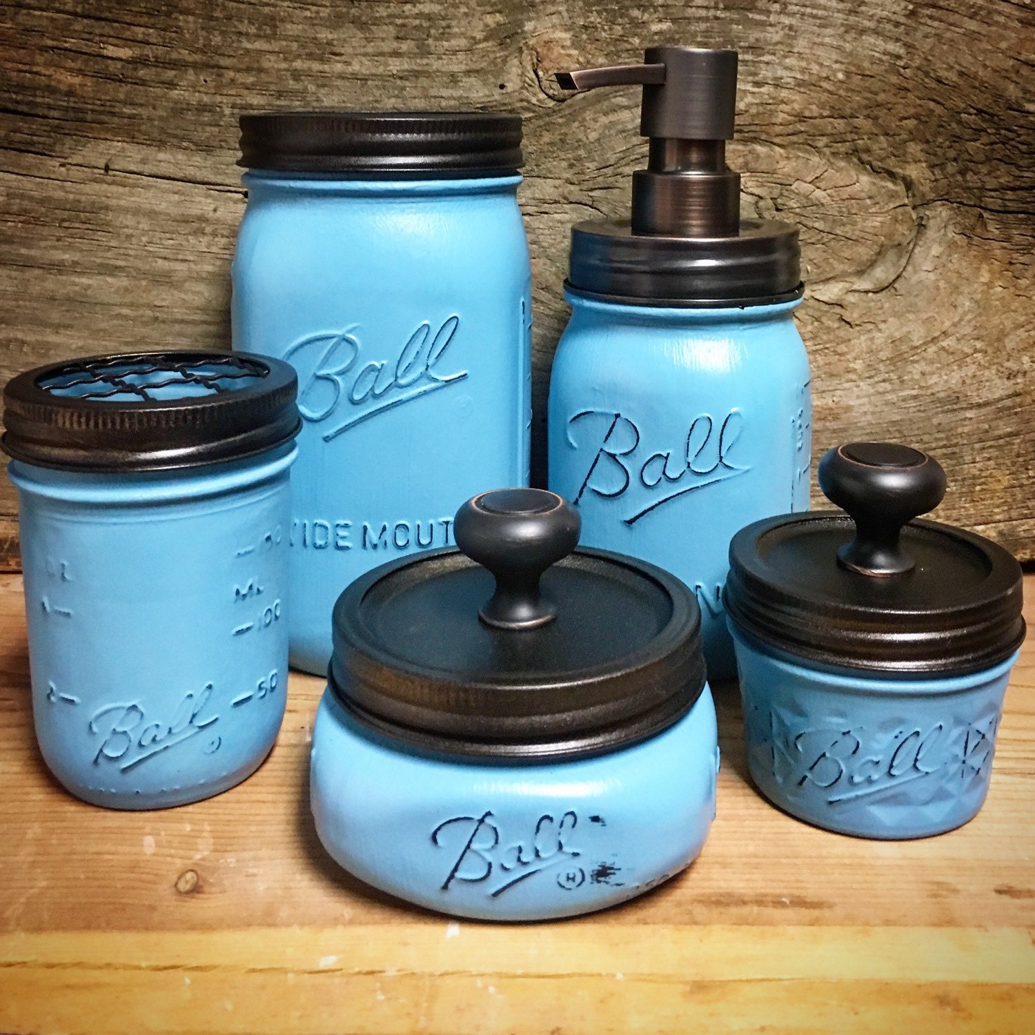 Bathroom AccessoriesMason Jar Bathroom Set 5pcMason Jar