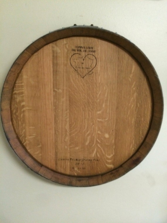 Wine Barrel Head Wall Art by WineyGuys on Etsy