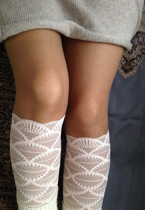 lace cuff boot socks