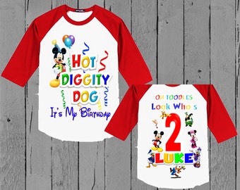 Mickey Mouse Clubhouse Birthday Shirt - Mickey Mouse Birthday Shirt