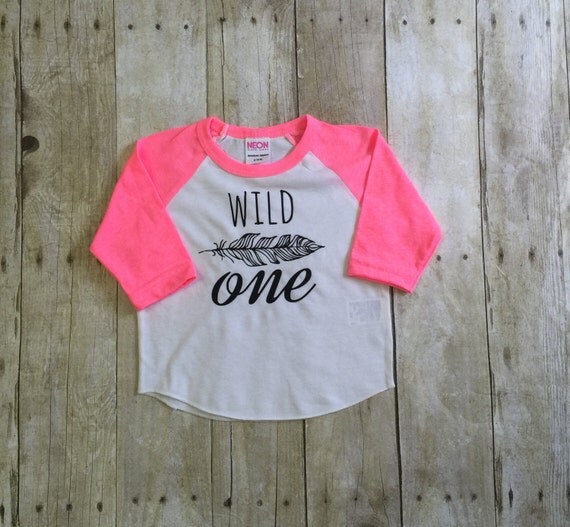 wild one cute pink shirt