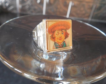 Vintage Buster Brown and Tige Flicker Ring...Advertising Promotional Purchasing Premium