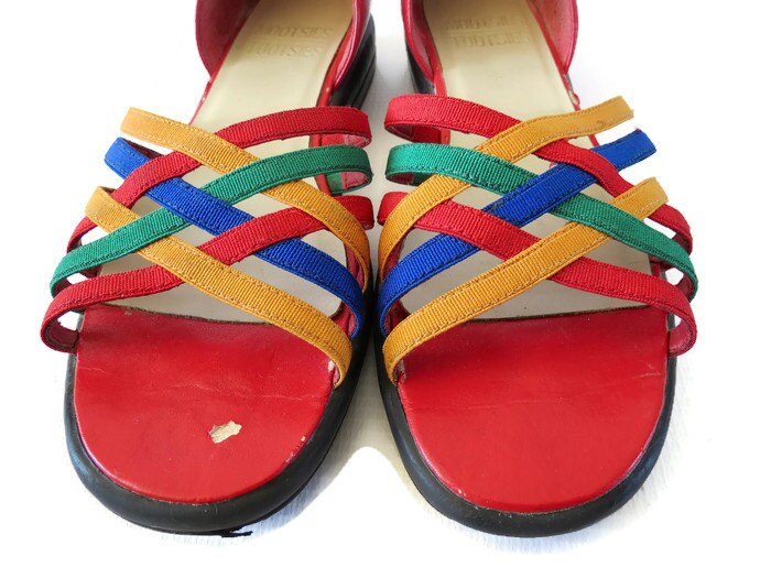 burberry rainbow sandals
