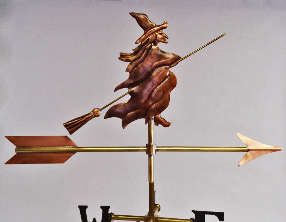 La Petite Witch Weathervane by SkyArtWeathervanes on Etsy