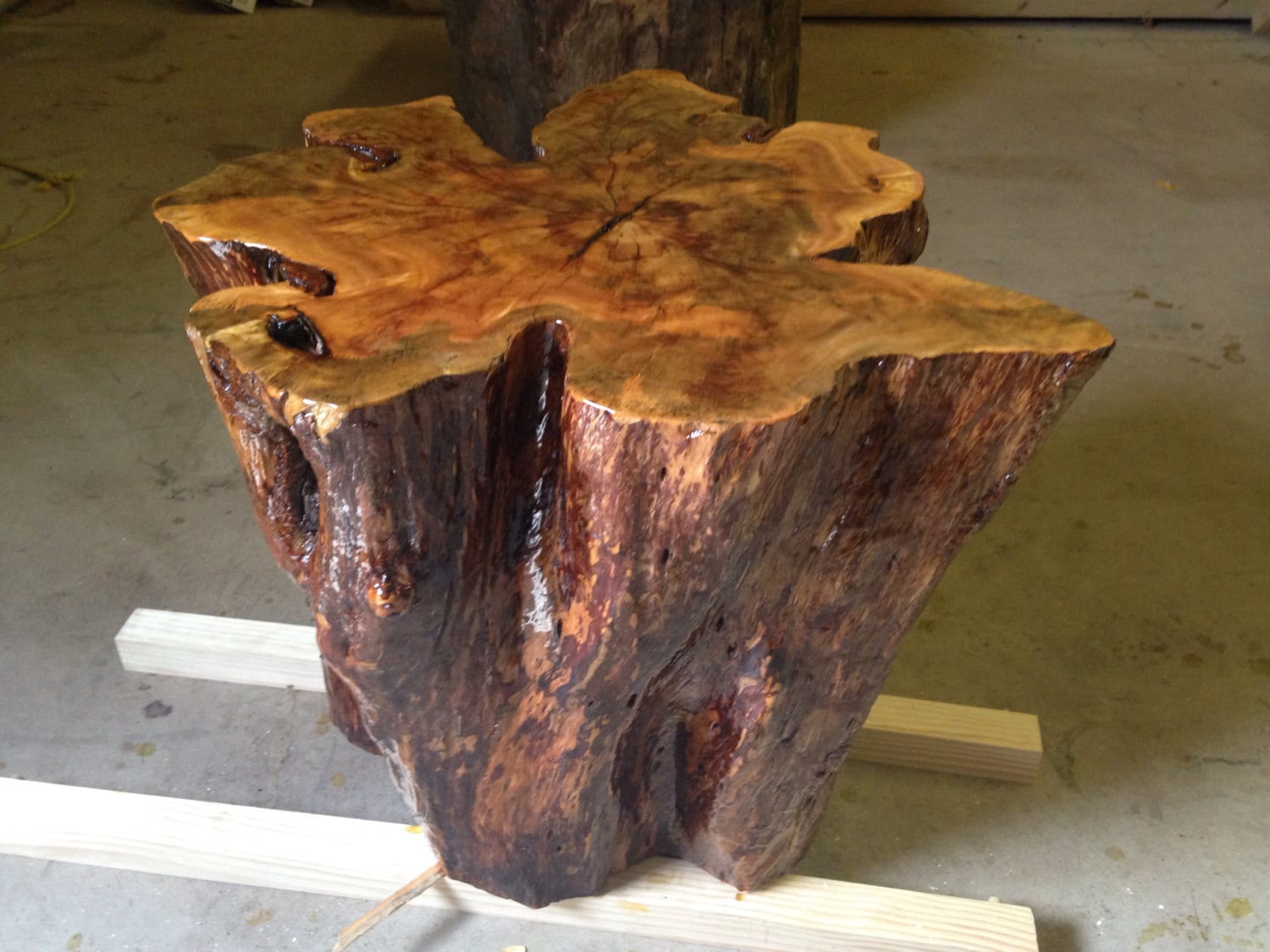 Live Edge Tables Tree Stump Table Tree Stump by UrbanWoodLLC