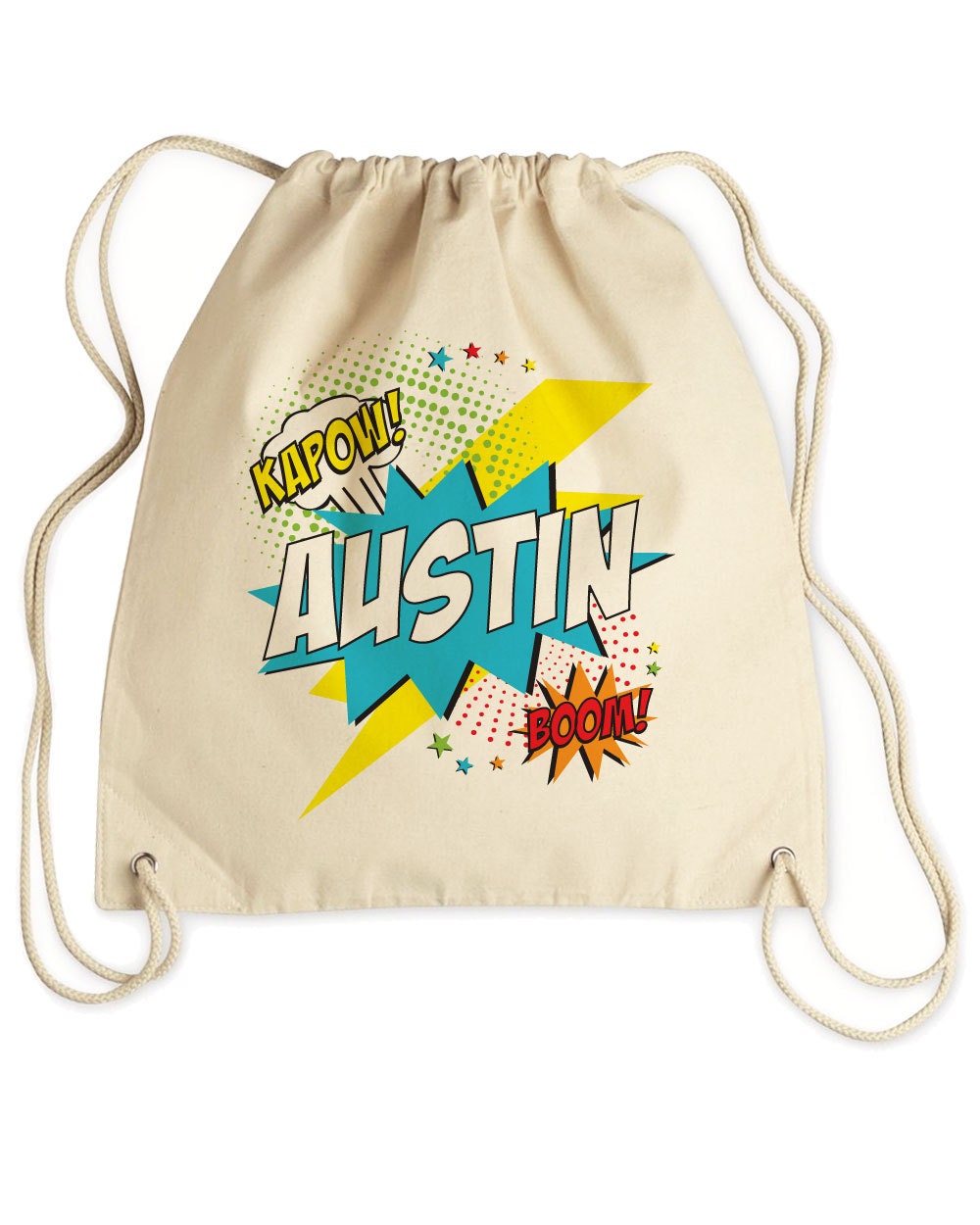 Superhero Backpack Superhero Bag Super Hero Drawstring