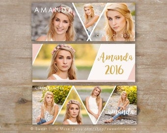 Senior Facebook Timeline Cover Bundle - timeline cover templates - Facebook Senior Photography Timeline Cover - timeline templates