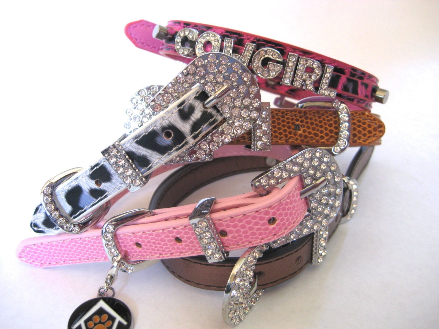 Western Dog Collar Personalized Dog Collar Bling Dog