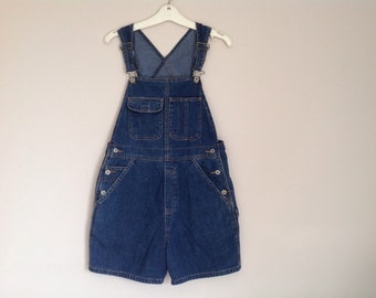 Vintage Bib overalls denim jean short all women's bib overalls men's shortalls salopette femme dungarees short bib overalls