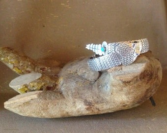 Sterling Silver Rattlesnake Bracelet