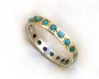 something blue engagement ring gorgeous turquoise engagement ring sterling silver and gold set with - Turquoise Wedding Ring something blue engagement ring gorgeous turquoise engagement ring sterling silver and gold set with - Turquoise Wedding Ring