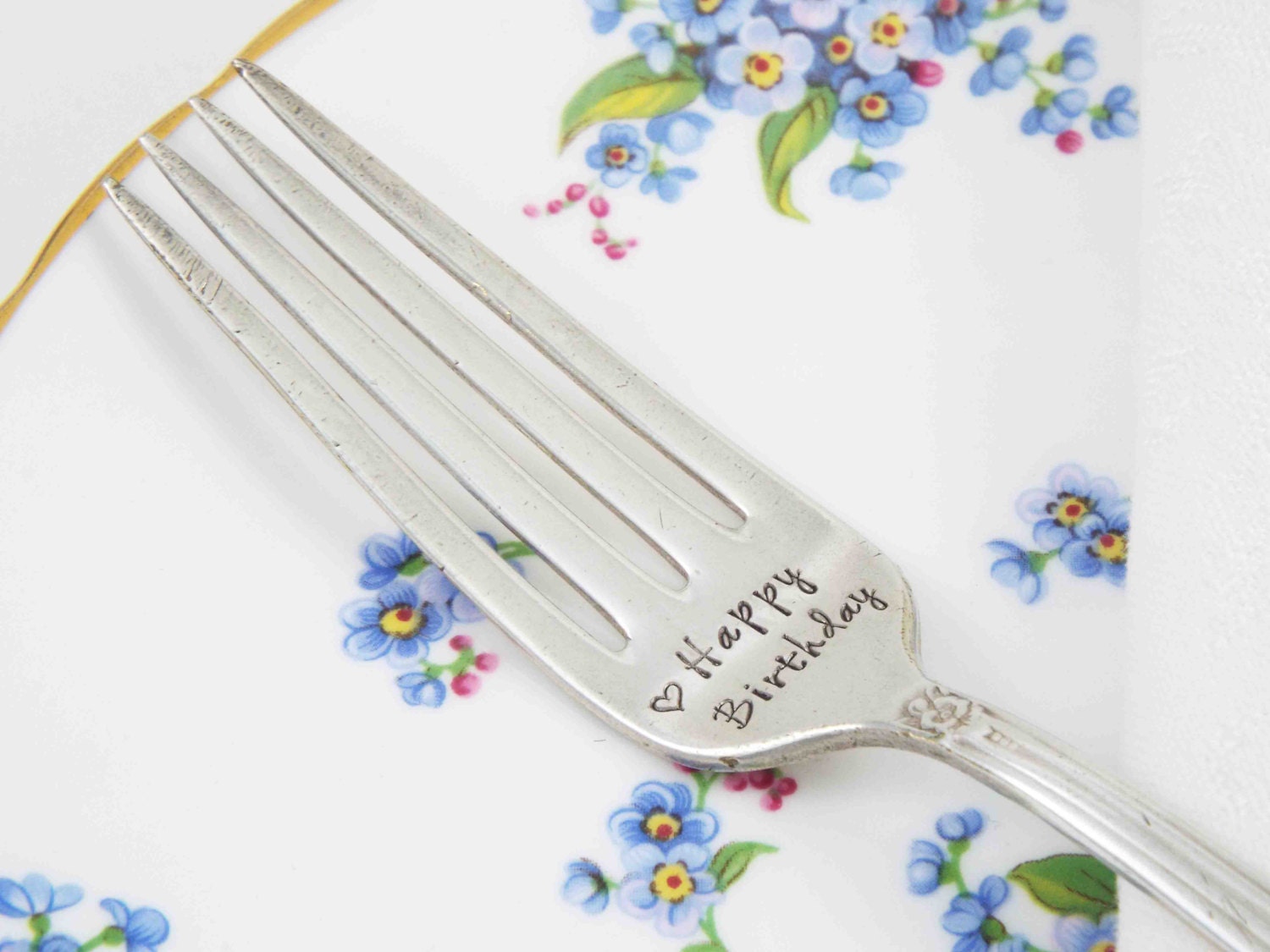 Happy Birthday Fork Cake Fork Birthday Fork Birthday Gift