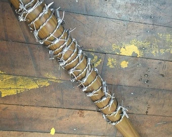 Negans Bat The Walking Dead Foam Fake Bat Halloween Prop Clean Deluxe Version lucille