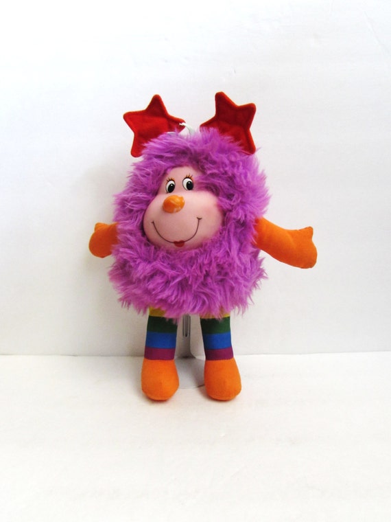 Rainbow Brite Doll Sprite IQ Toy 1980's Fuzzy Violet In